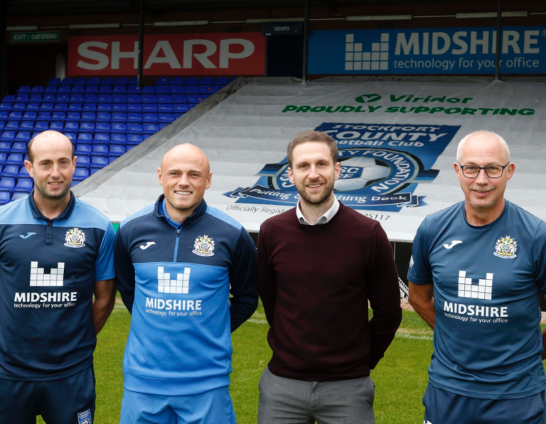 Stockport County gets backing from Sharp Marketing Stockport
